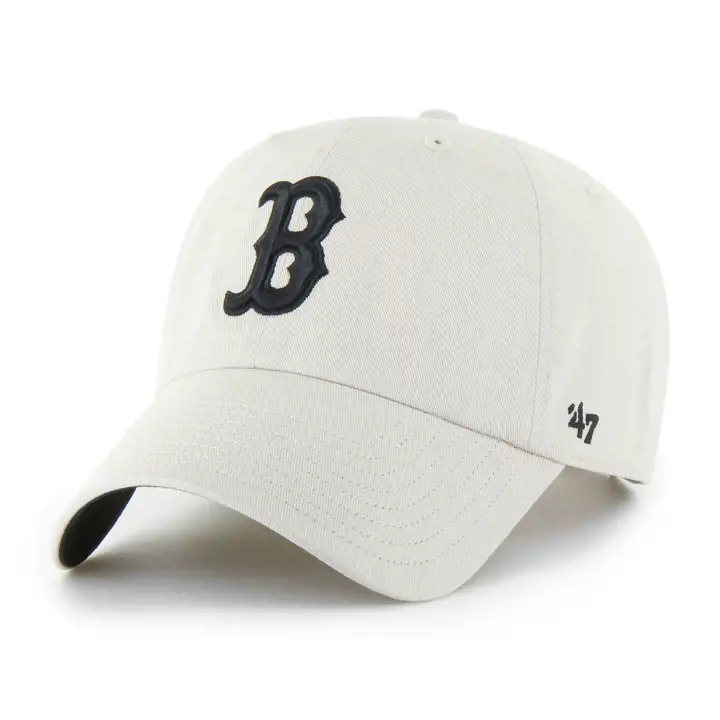 BOSTON RED SOX MLB Casquette Bone/Black '47 Clean Up LBRN