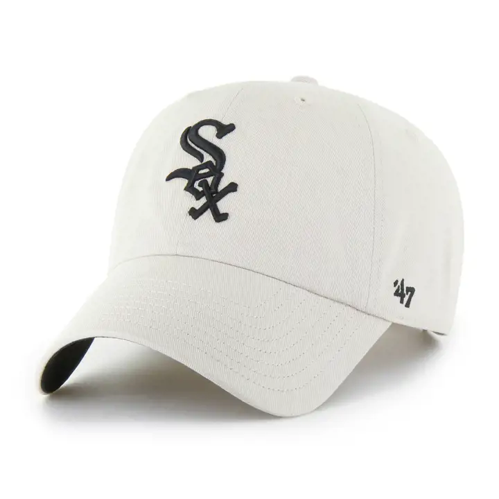Casquette MLB Chicago White Sox Bone/Black '47 Clean Up LBRN