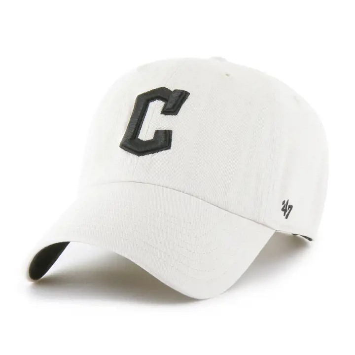 CLEVELAND GUARDIANS MLB Bone/Black '47 Clean Up LBRN
