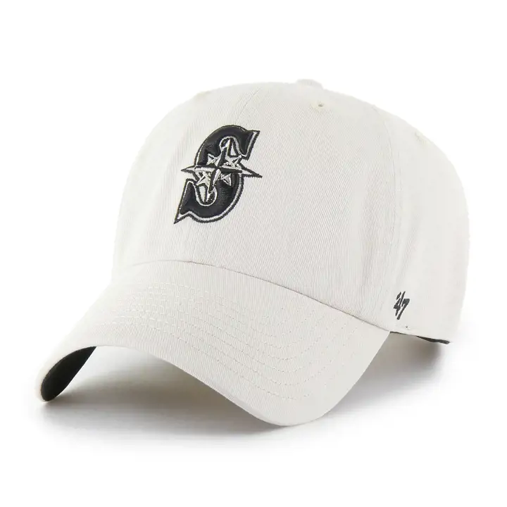 SEATTLE MARINERS MLB Bone/Black Casquette LBRN '47 Clean Up
