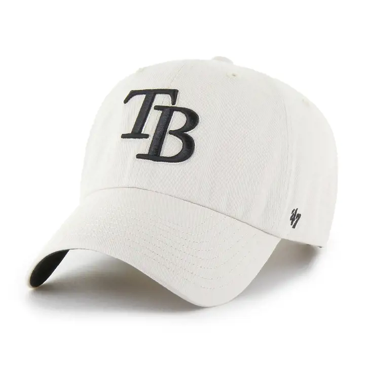 Casquette '47 Clean Up LBRN noire et beige des Tampa Bay Rays de la MLB