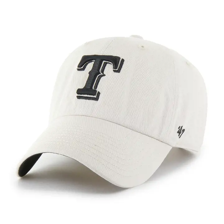 TEXAS RANGERS MLB Bone/Black '47 Clean Up LBRN