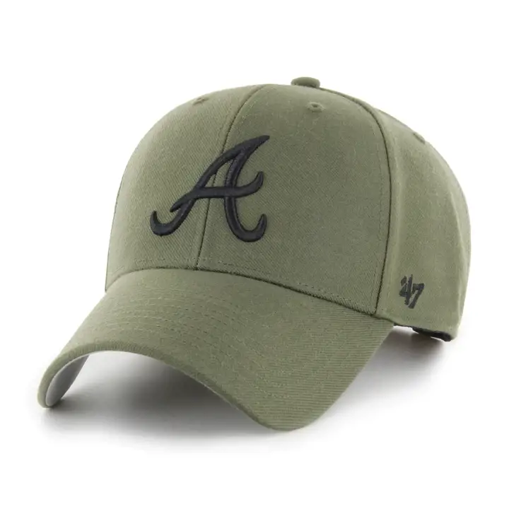 ATLANTA BRAVES MLB Olive/Noir Casquette '47 MVP OLV
