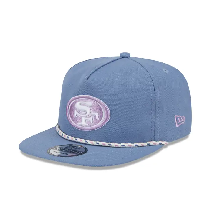 San Francisco 49ers NFL Pastel Punch Golfer Bleu