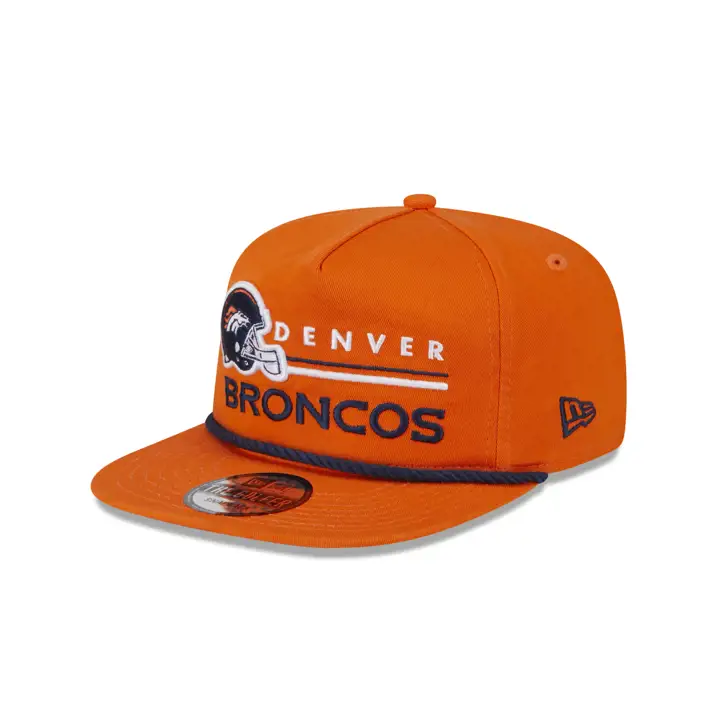 Casquette de golf rétro NFL Denver Broncos bleu marine