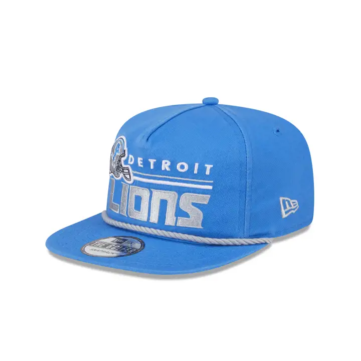 Detroit Lions NFL Retro Bar Golfer NOIR