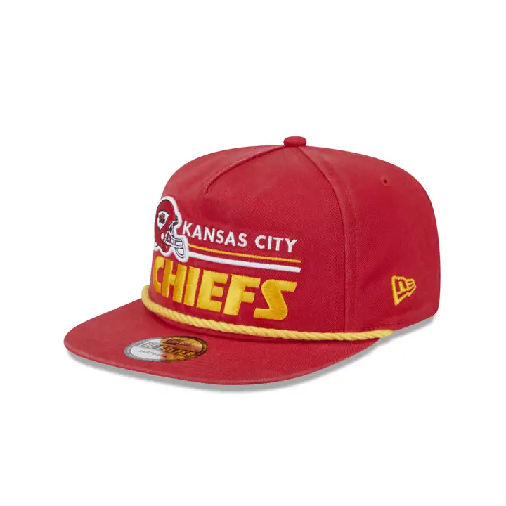 Kansas City Chiefs NFL Casquette Rétro Rouge Golfer Bar