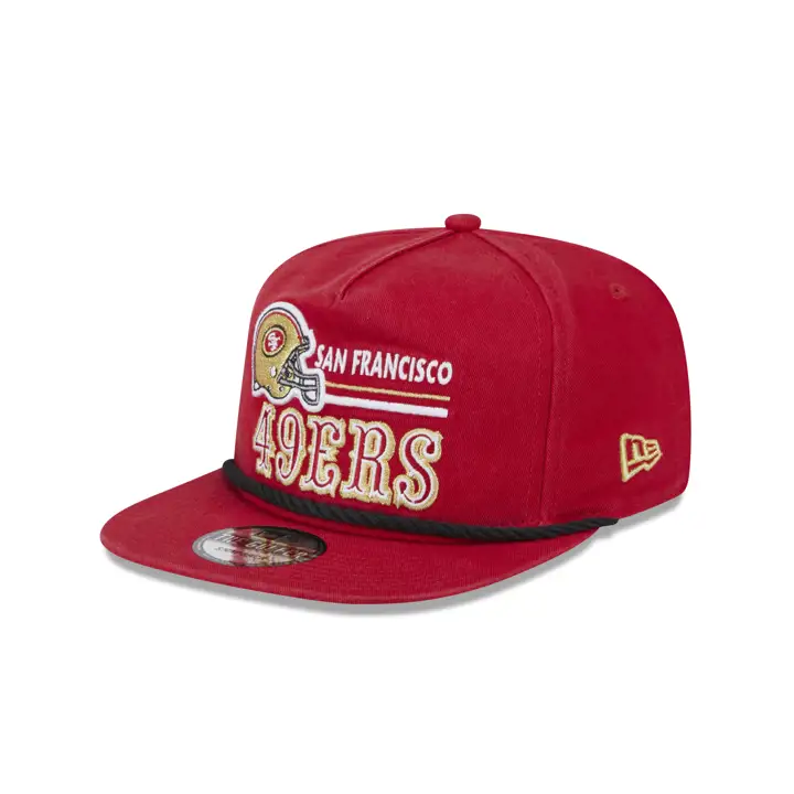 San Francisco 49ers NFL Retro Bar Golfer NOIR