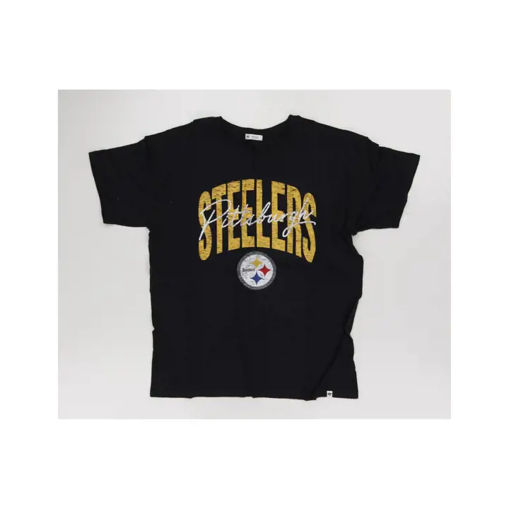 T-shirt femme Pittsburgh Steelers NFL Muse Sadie 24 blk