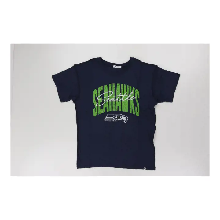T-shirt Seattle Seahawks NFL Muse Sadie pour femme, bleu 24