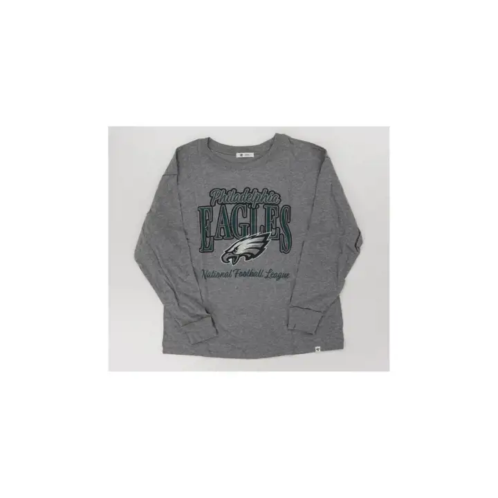 Philadelphia Eagles NFL Femme Avalon SOA Manches Longues 24 gris clair