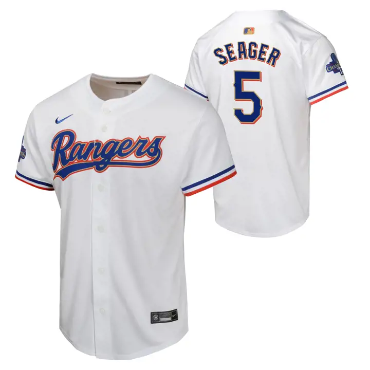 Maillot de joueur TX RANGERS MLB Youth Gold Limited Corey Seager