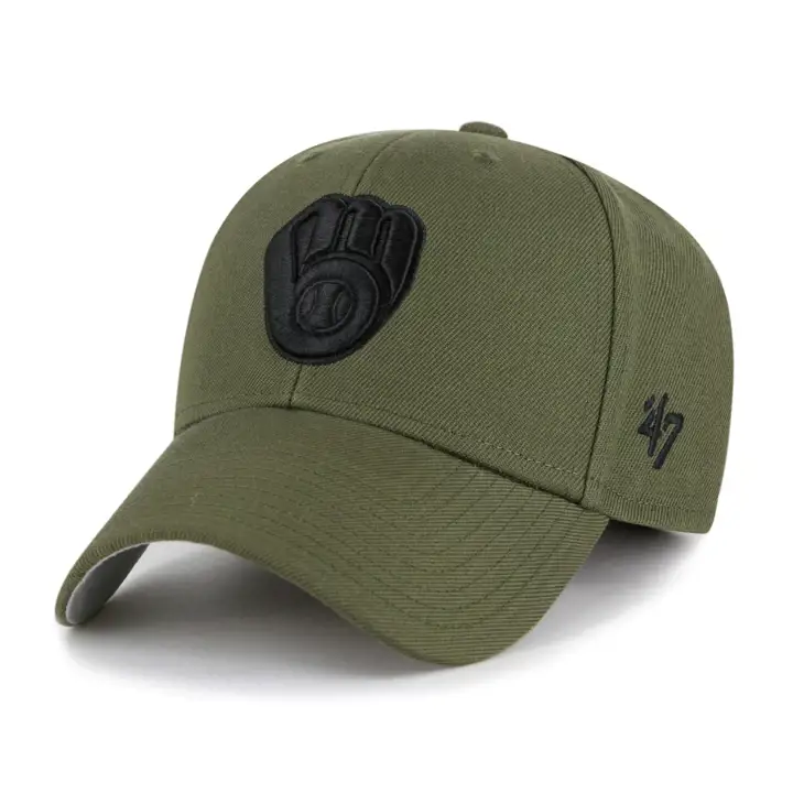 MILWAUKEE BREWERS MLB Olive/Noir '47 MVP OLV