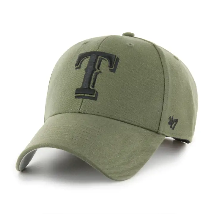 Casquette MVP Texas Rangers MLB Vert olive/Noir '47
