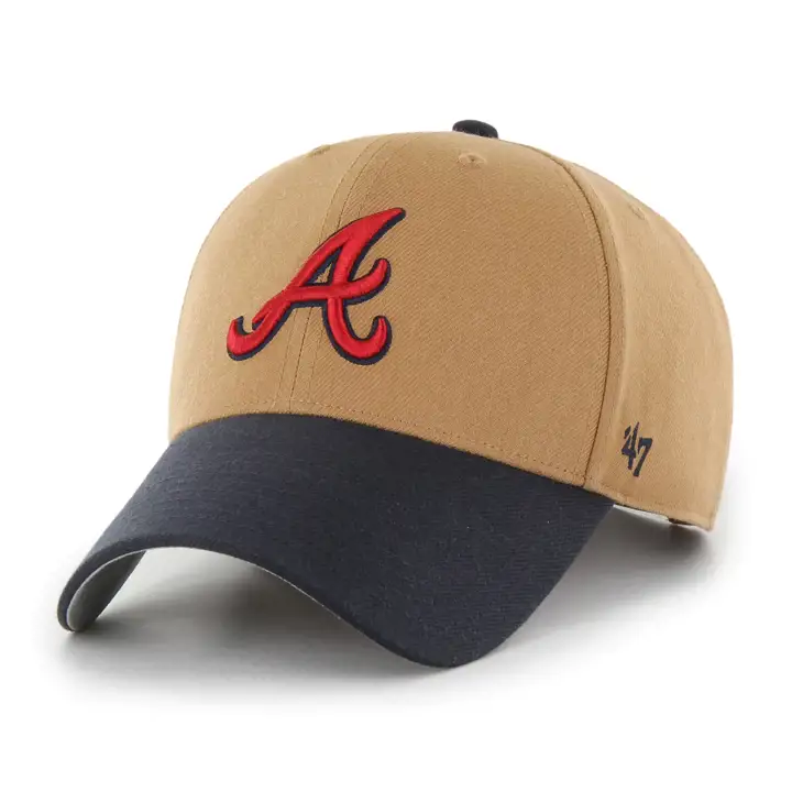 ATLANTA BRAVES MLB Casquette 2 tons camel '47 MVP CAMEL