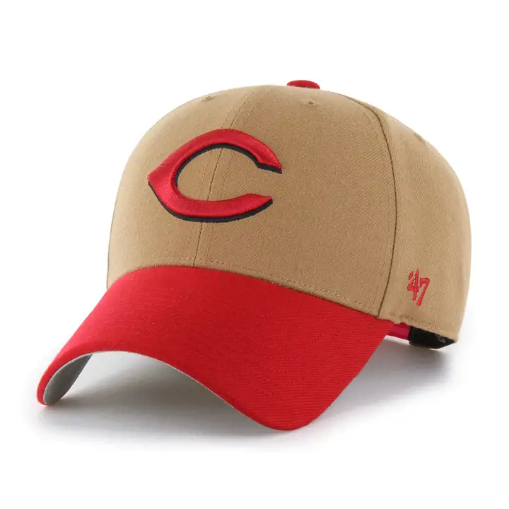 CINCINNATI REDS MLB Casquette MVP Camel 2 tons '47 CAMEL