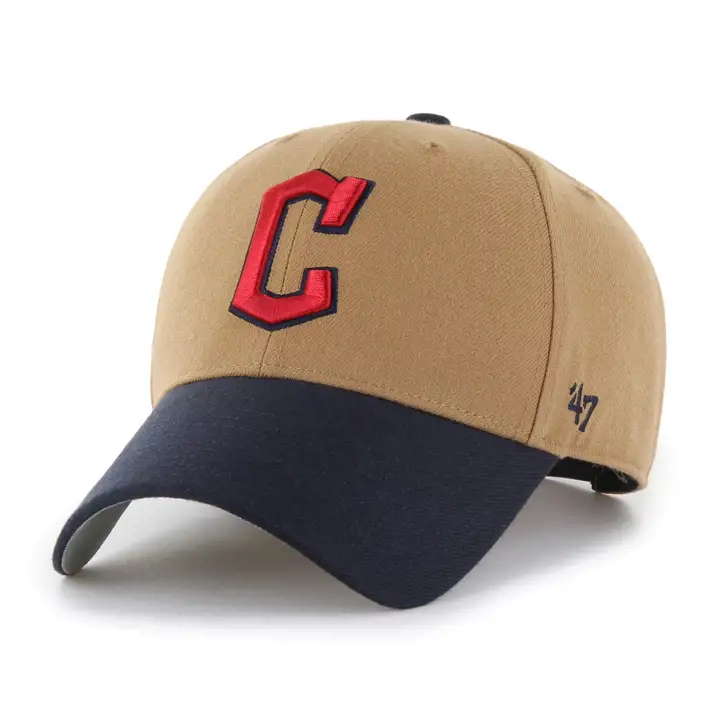 CLEVELAND GUARDIANS MLB Casquette MVP '47 bicolore camel