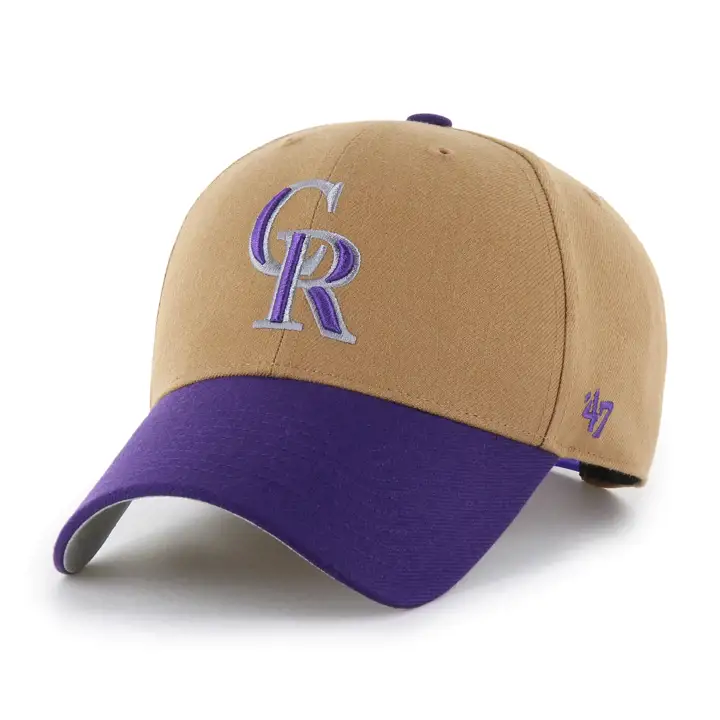 Casquette MVP '47 2 Tons COLORADO ROCKIES MLB Camel