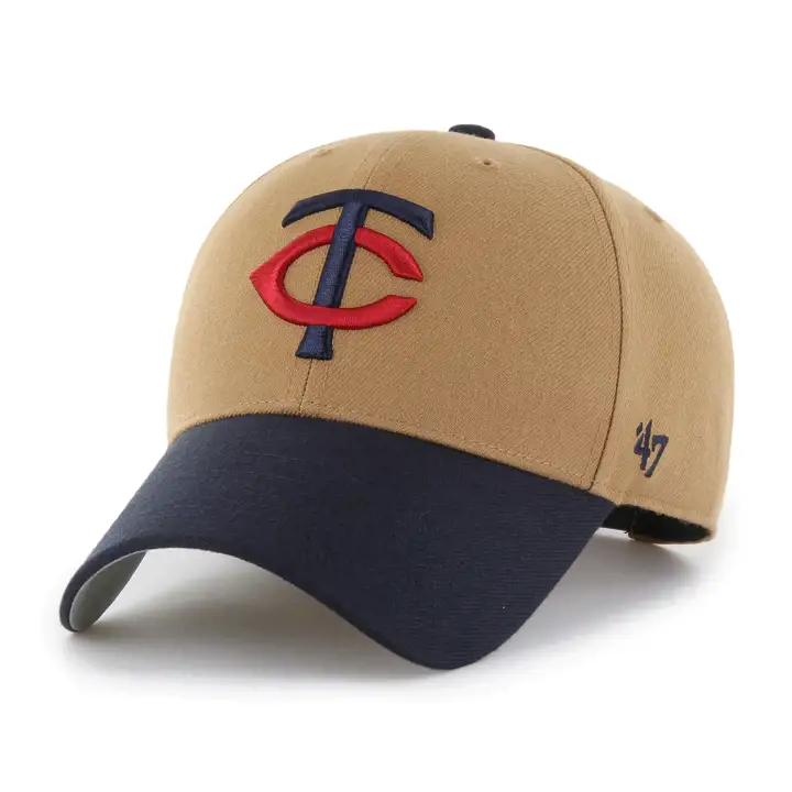 MINNESOTA TWINS MLB Casquette MVP Camel bicolore '47