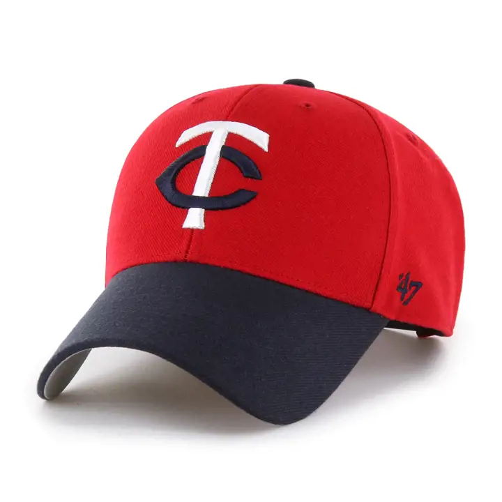 MINNESOTA TWINS MLB Casquette bicolore Alt Sure Shot '47 MVP ROUGE/BLEU MARINE