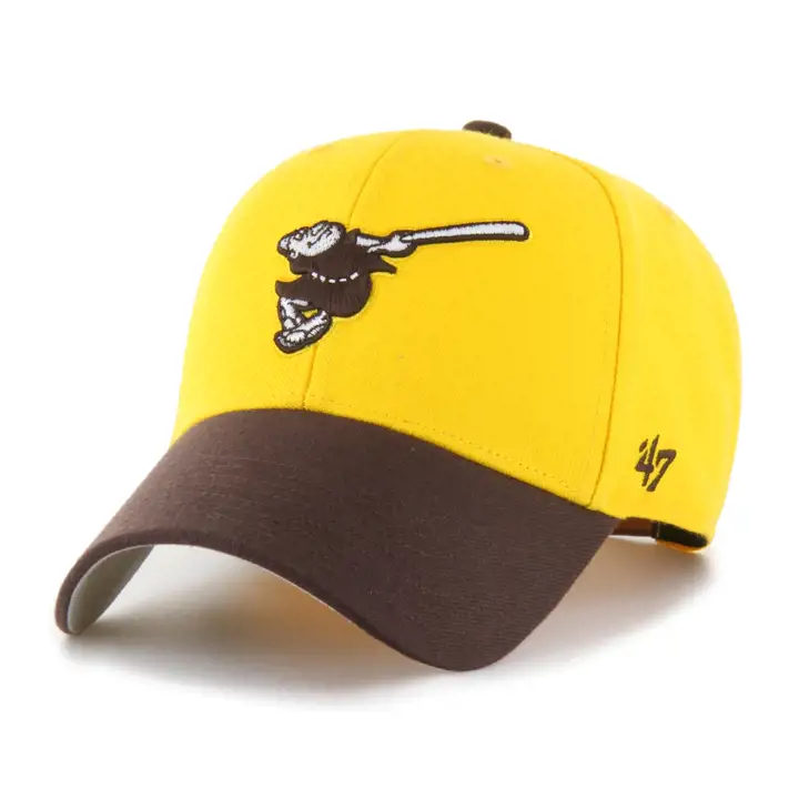 SAN DIEGO PADRES MLB Casquette bicolore '47 MVP jaune/marron
