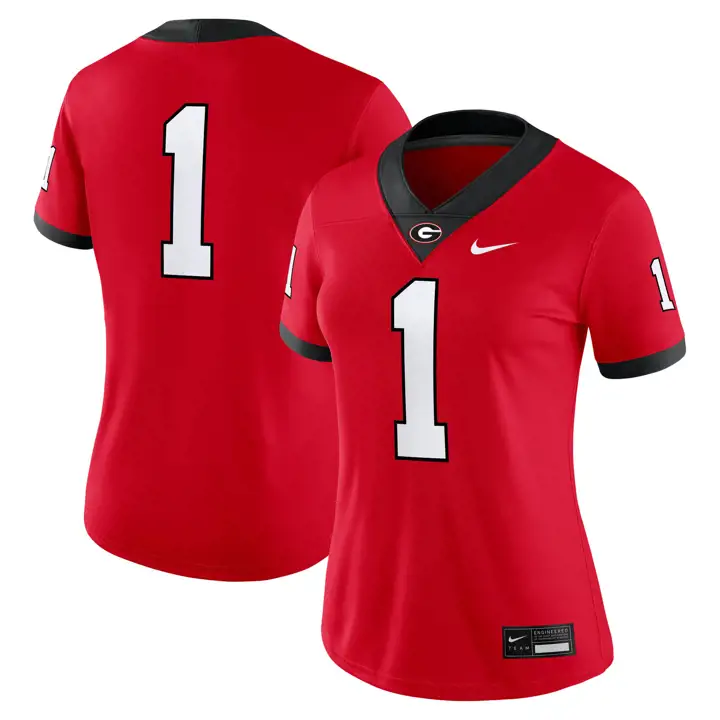 Maillot de match réplique de football féminin NCAA Georgia Bulldogs R