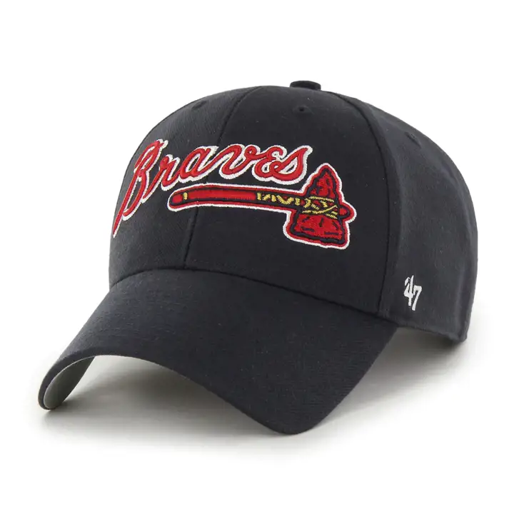 ATLANTA BRAVES Maillot MLB Script '47 MVP MARINE