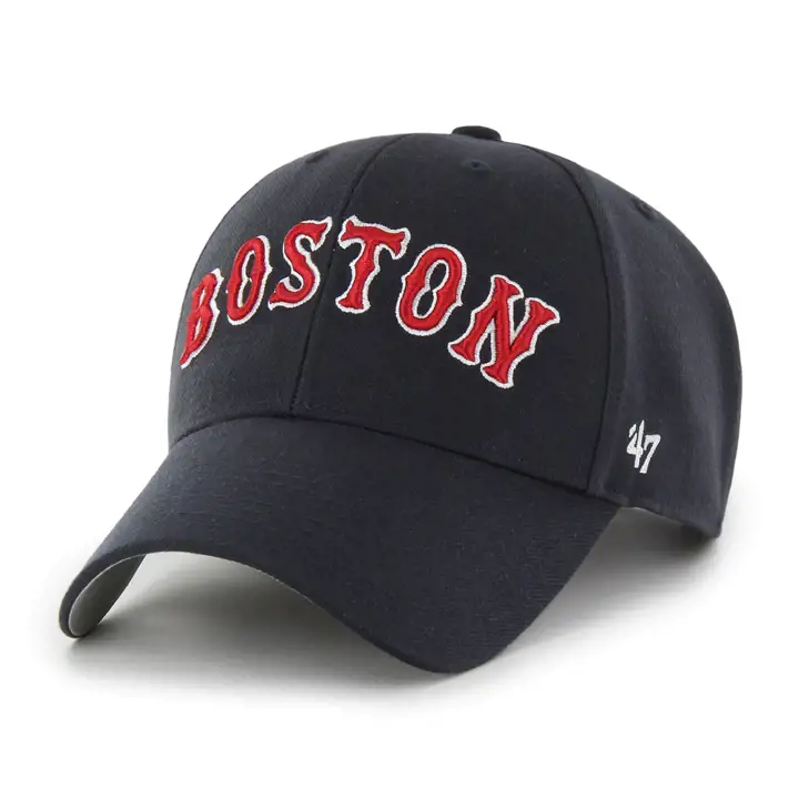 BOSTON RED SOX Maillot MLB Script '47 MVP MARINE