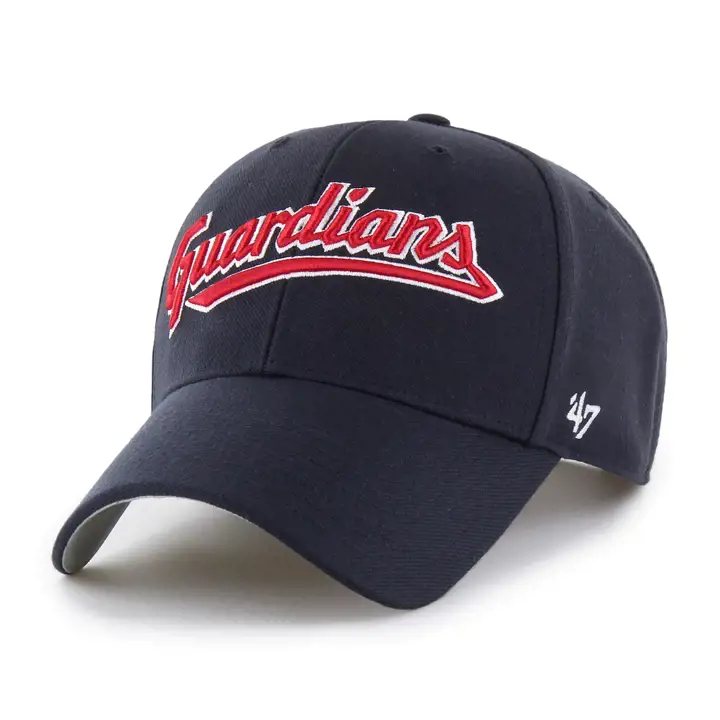 Maillot CLEVELAND GUARDIANS MLB Script '47 MVP MARINE