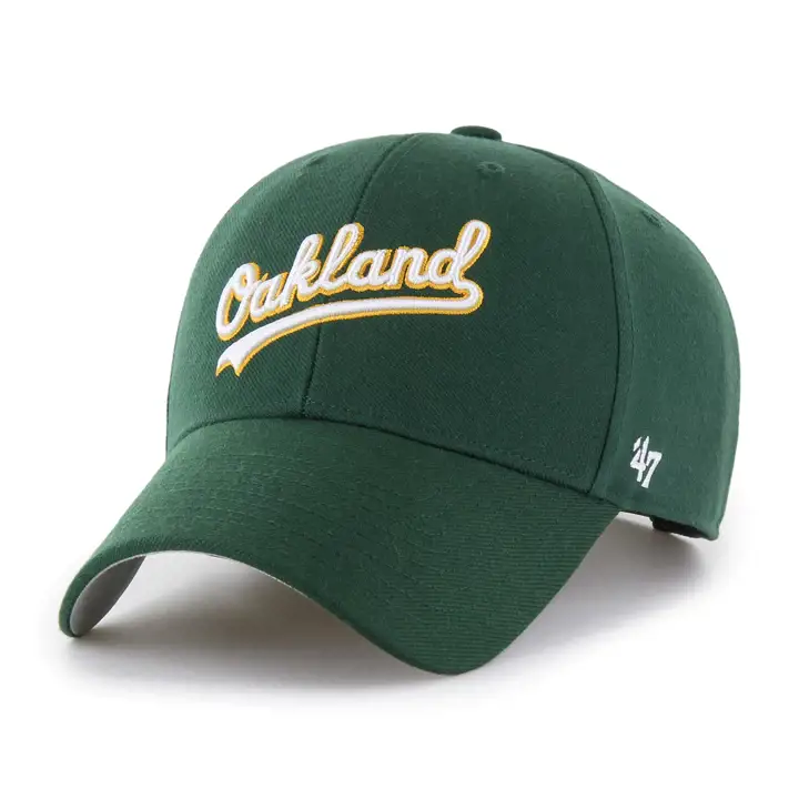 OAKLAND ATHLETICS MLB Casquette '47 MVP Vert Foncé
