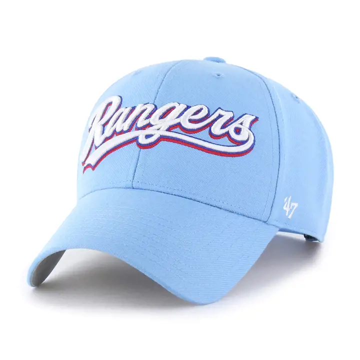 TEXAS RANGERS Maillot MLB Script '47 MVP BLEU COLUMBUS