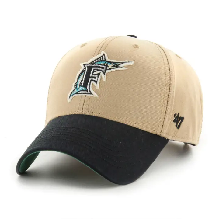 Casquette MVP Cooperstown '47 noire Dusty des Miami Marlins