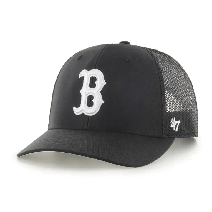 Casquette trucker '47 MLB Boston Red Sox noire et blanche