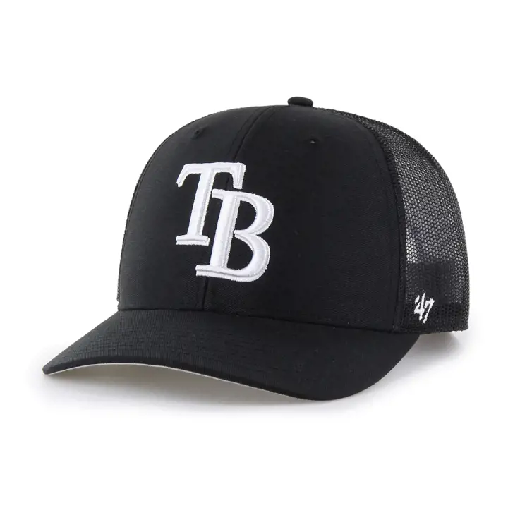 TAMPA BAY RAYS MLB NOIR/BLANC CASQUETTE TRUCKER '47 NOIRE
