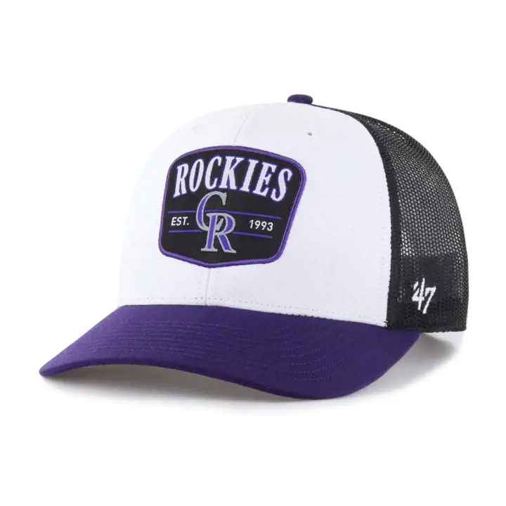 COLORADO ROCKIES MLB Tri-Tone Squad '47 Trucker BLA/BLC/VIO