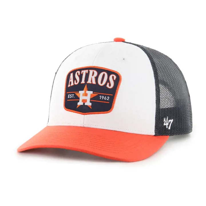 CASQUETTE TRUCKER HOUSTON ASTROS MLB Tri-Tone Squad '47 BLANC/MARINE/ORANGE