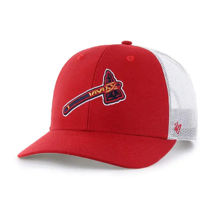 ATLANTA BRAVES MLB '47 Alt Trucker ROUGE/BLANC