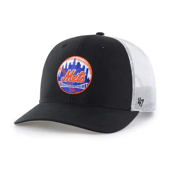 Casquette New York Mets MLB '47 Alt Trucker NOIR/BLANC