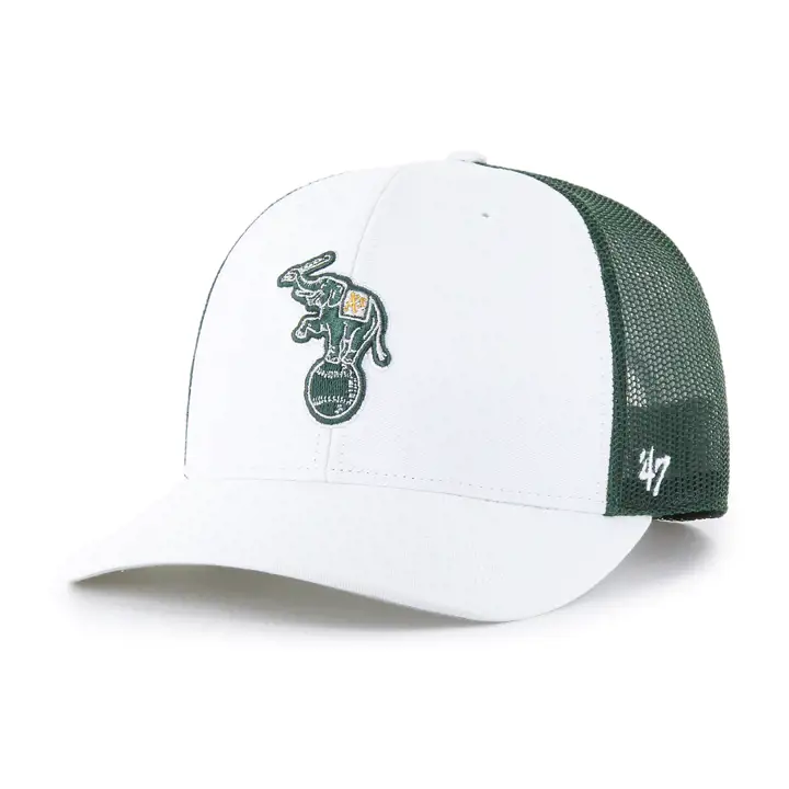 OAKLAND ATHLETICS MLB '47 Alt Trucker BLANC/VERT