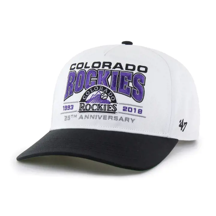 COLORADO ROCKIES MLB Arch Champs Casquette '47 Hitch BLANC/NOIR