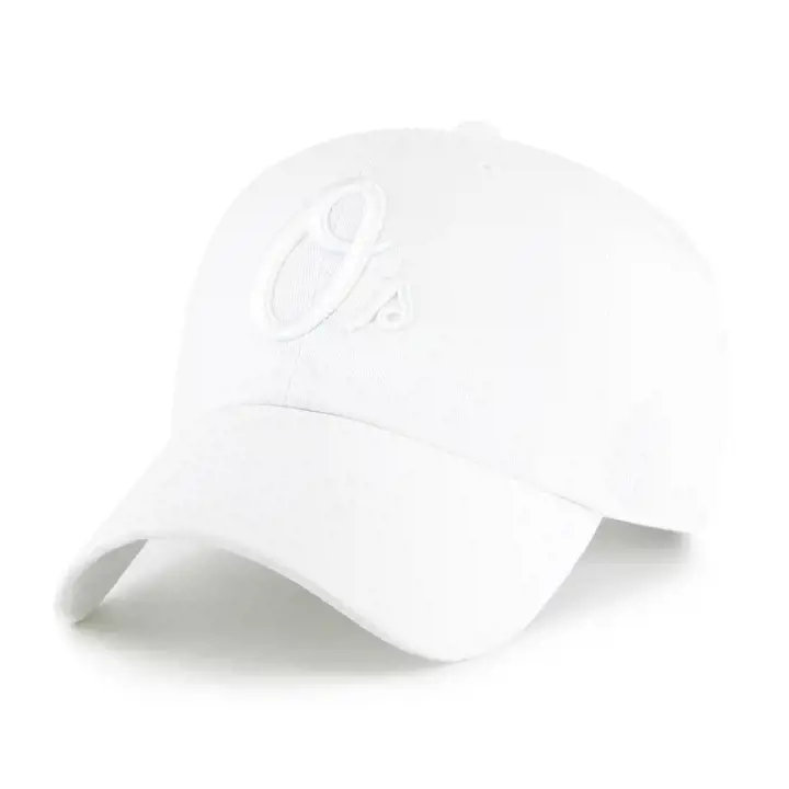 BALTIMORE ORIOLES MLB Casquette réglable blanche Clean Up WHT