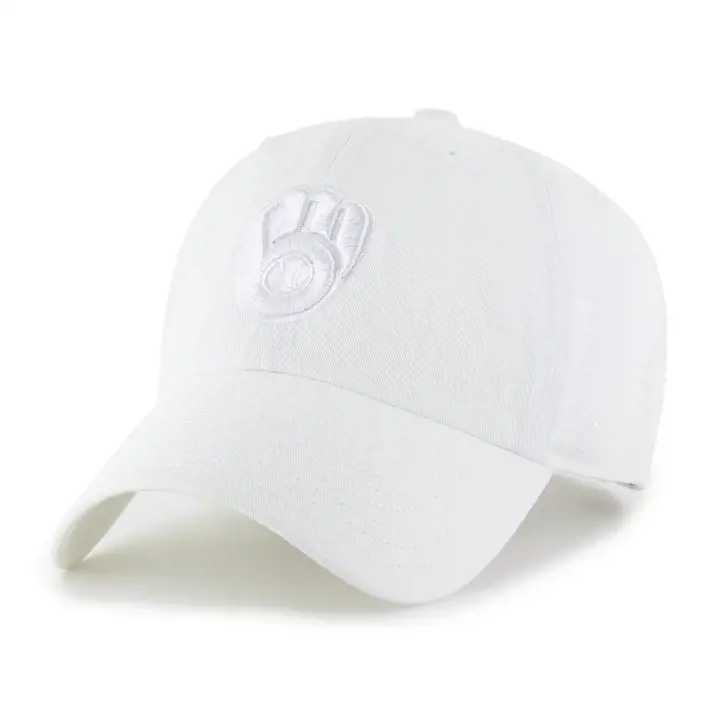 MILWAUKEE BREWERS MLB White/White Clean Up BLA