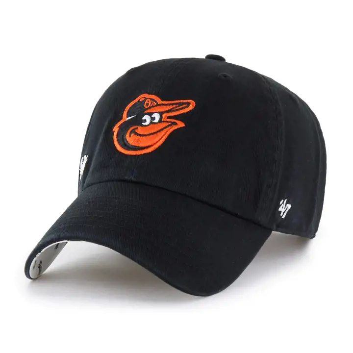 BALTIMORE ORIOLES MLB CASQUETTE FEMME ICON '47 CLEAN UP NOIRE À CONFETTIS