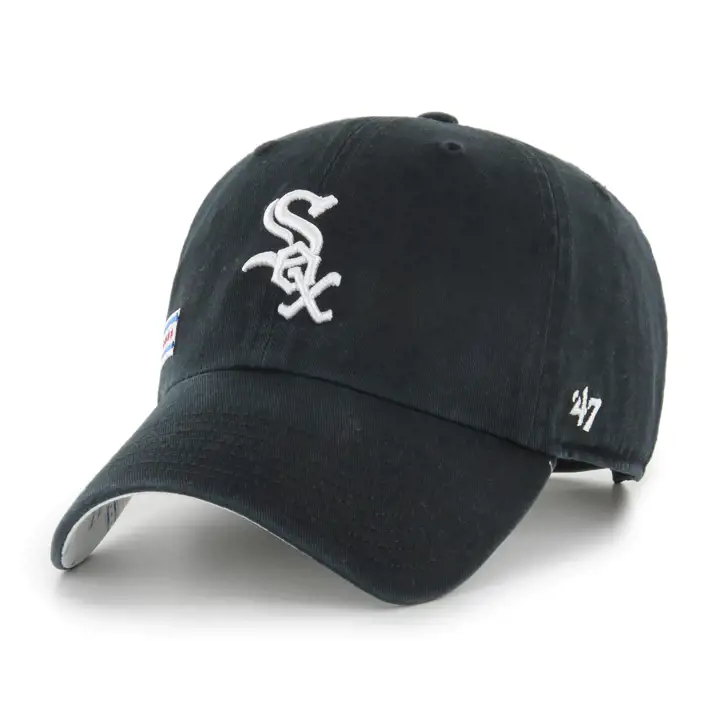 CHICAGO WHITE SOX MLB FEMME CONFETTI ICON '47 CLEAN UP NOIR