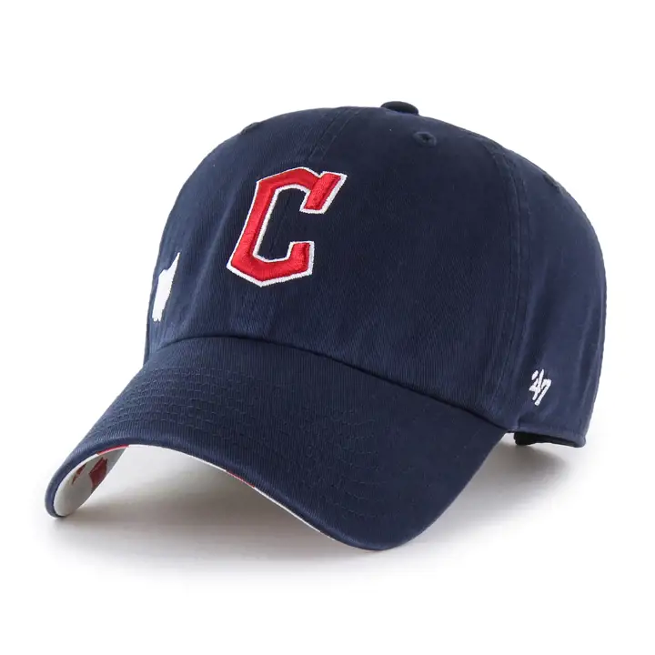 CLEVELAND GUARDIANS MLB CASQUETTE FEMME CONFETTI ICON '47 CLEAN UP MARINE