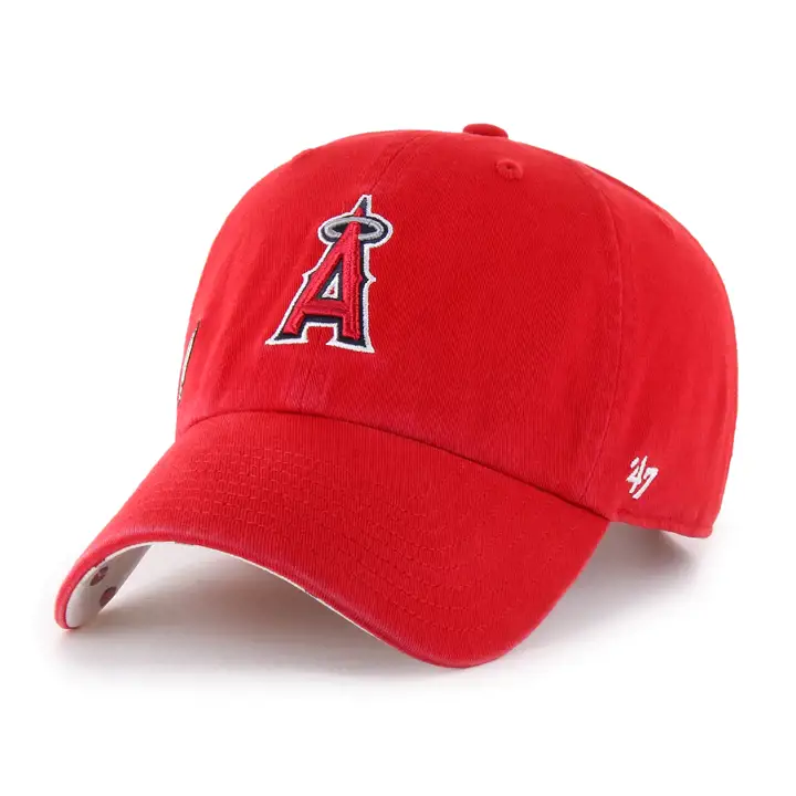 LOS ANGELES ANGELS MLB FEMME CONFETTI ICON '47 CLEAN UP ROUGE