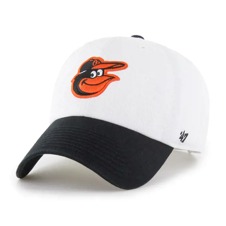 BALTIMORE ORIOLES MLB Blanc Bicolore '47 Clean Up BLA/NOI