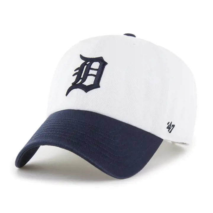 DETROIT TIGERS MLB White 2-Tone '47 Clean Up WHT/NAVY