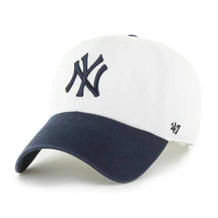 NEW YORK YANKEES MLB Casquette '47 Clean Up 2 tons blanc/bleu marine