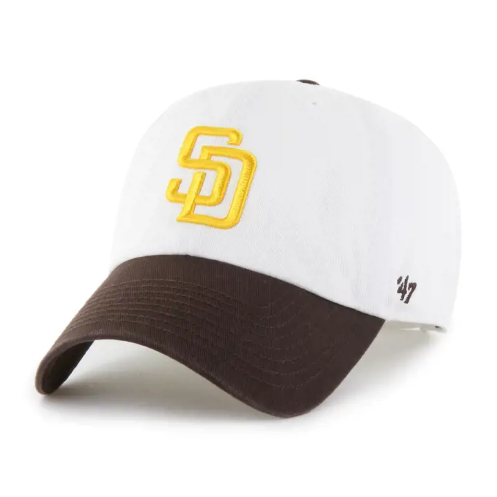 SAN DIEGO PADRES MLB White 2-Tone '47 Clean Up BLA/MAR